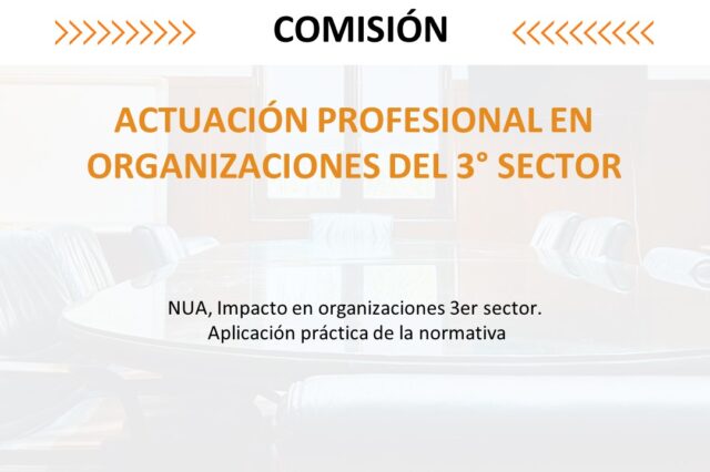 Actuación Profesional en Organizaciones del 3er Sector
