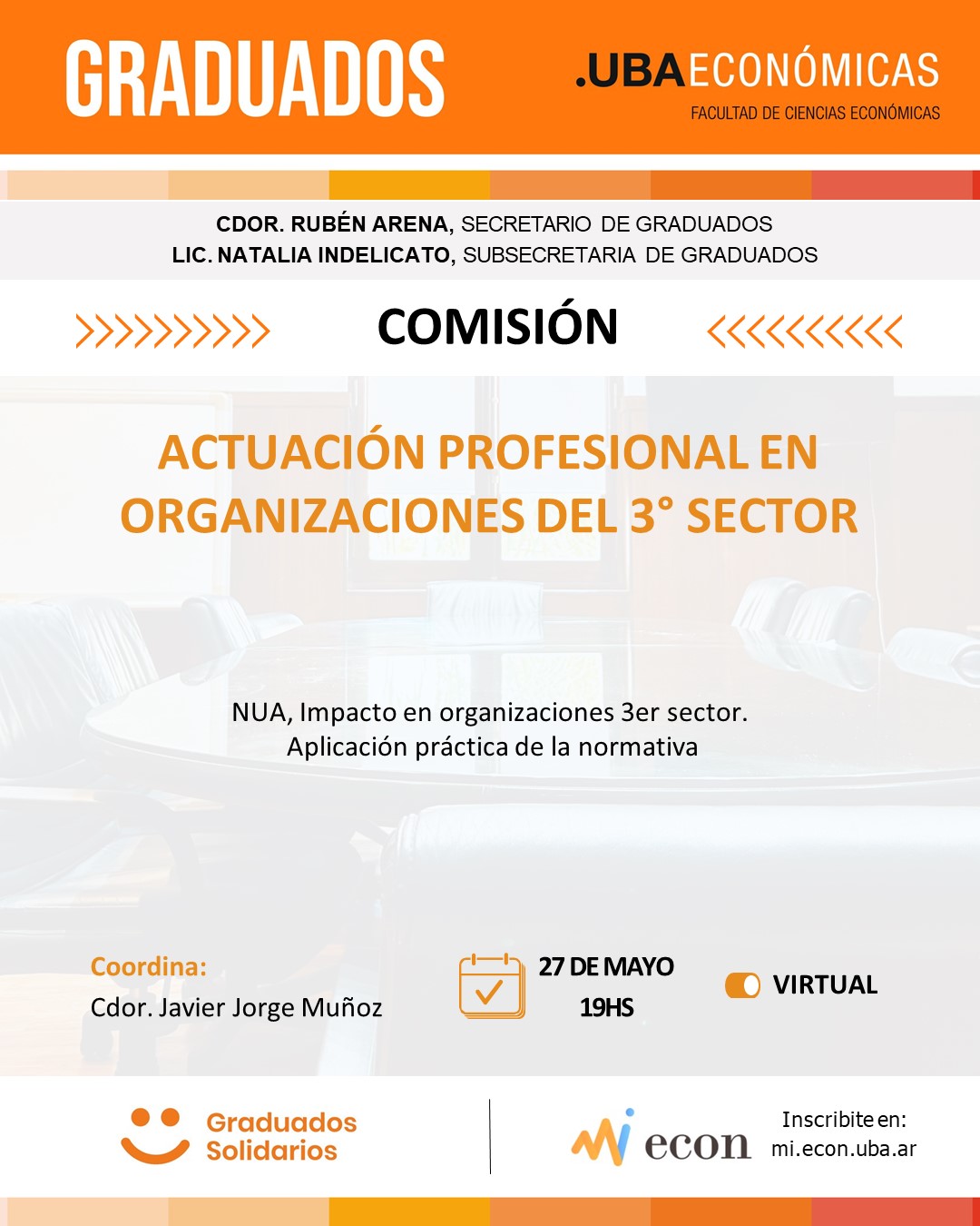 Actuación Profesional en Organizaciones del 3er Sector