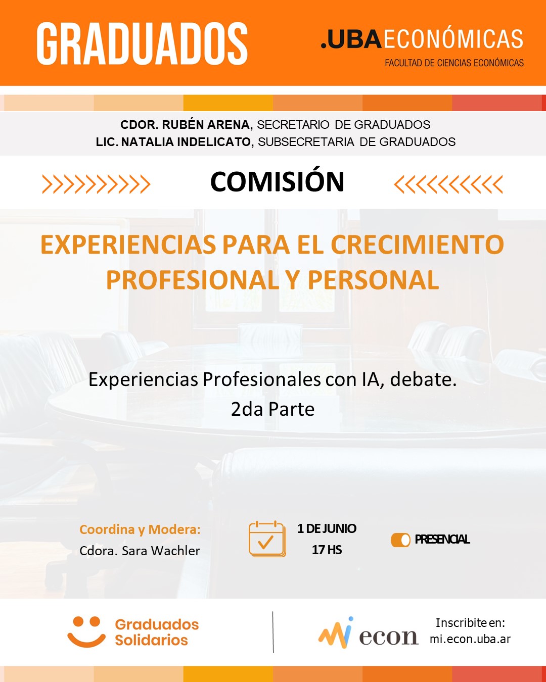 Experiencia para el Crecimiento Profesional y Personal