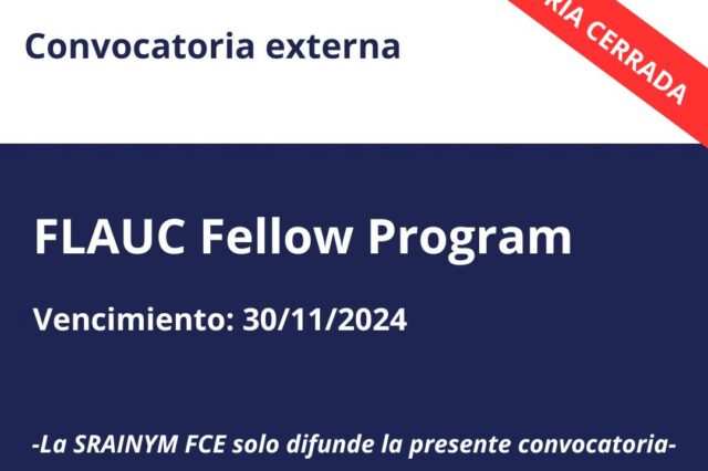 -CONVOCATORIA CERRADA- FLAUC Fellow Program