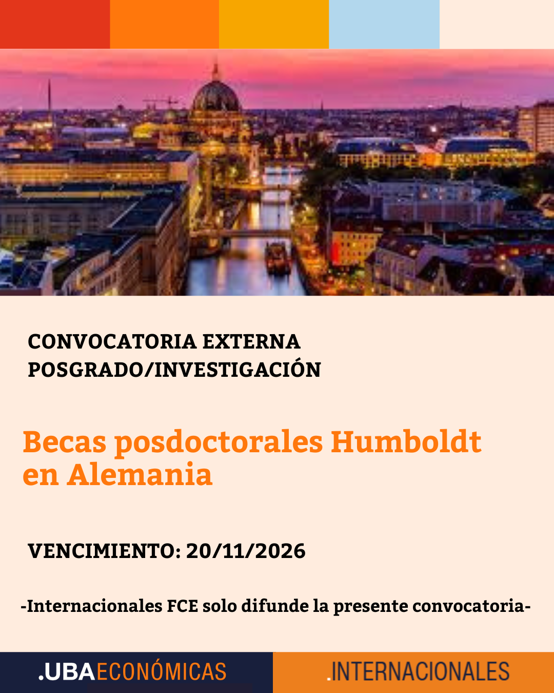 Becas posdoctorales Humboldt en Alemania
