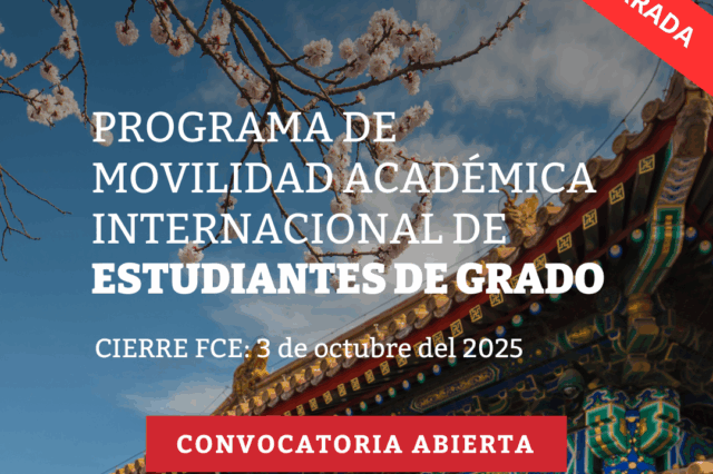 -CONVOCATORIA CERRADA- Programa de Cooperación Académica UBA-CHINA 1º 2026 Modalidad de Grado