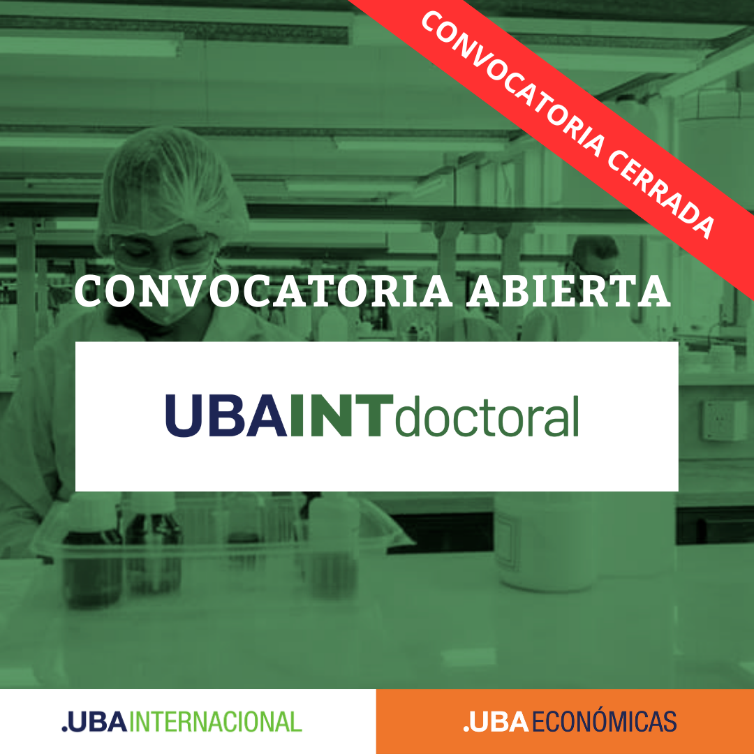 -CONVOCATORIA CERRADA- UBAINT Doctoral Convocatoria 2025