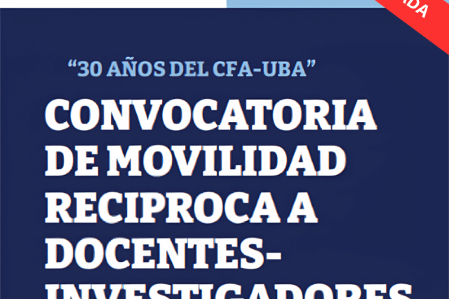 -CONVOCATORIA CERRADA- CONVOCATORIA DE MOVILIDAD RECIPROCA A DOCENTES INVESTIGADORES BSE-UBA