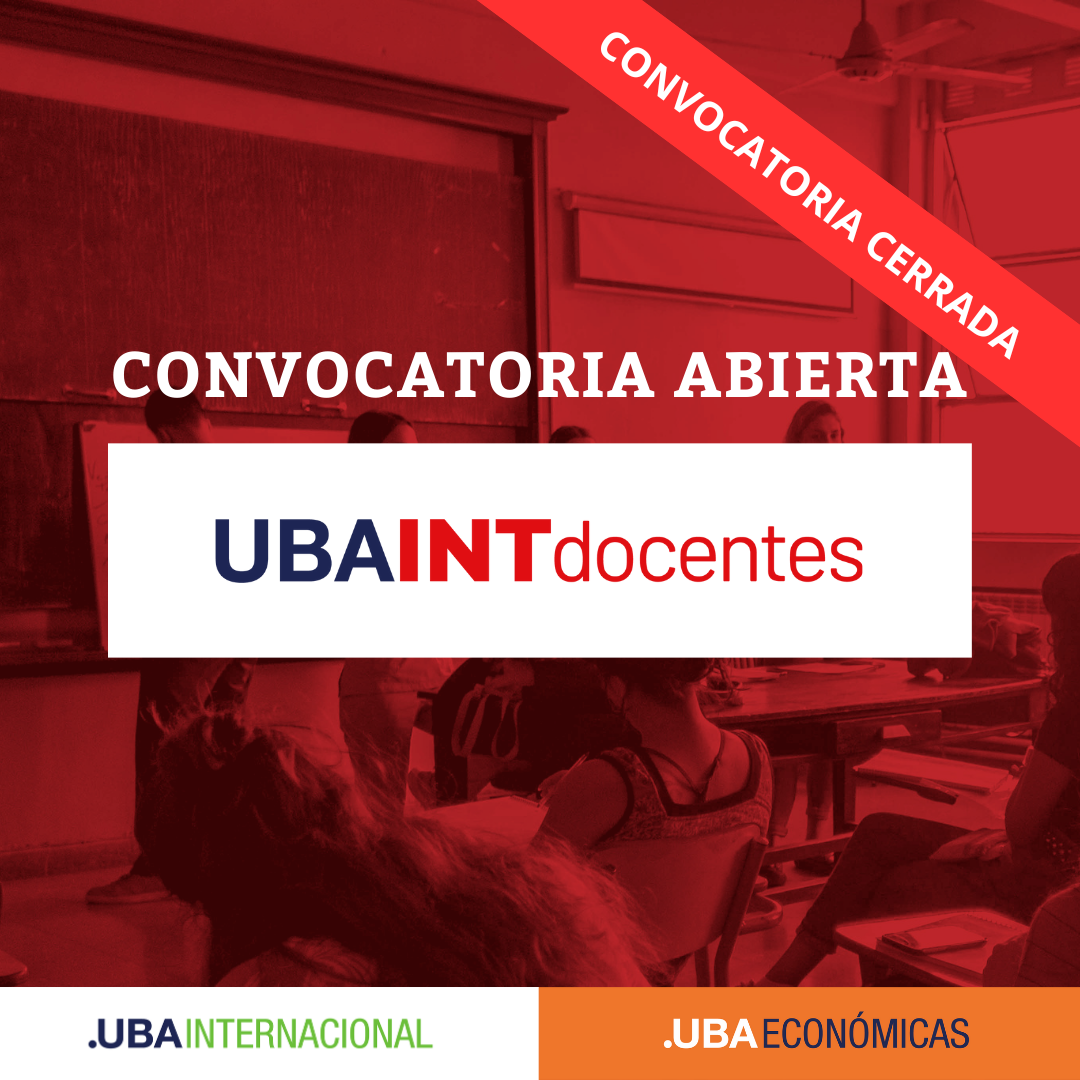 -CONVOCATORIA CERRADA- Programa UBAINT Docentes – 1er Semestre 2025
