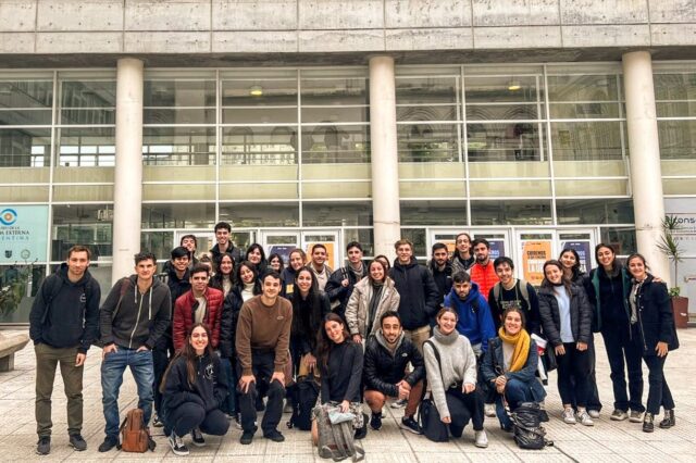 Reunión con estudiantes de intercambio