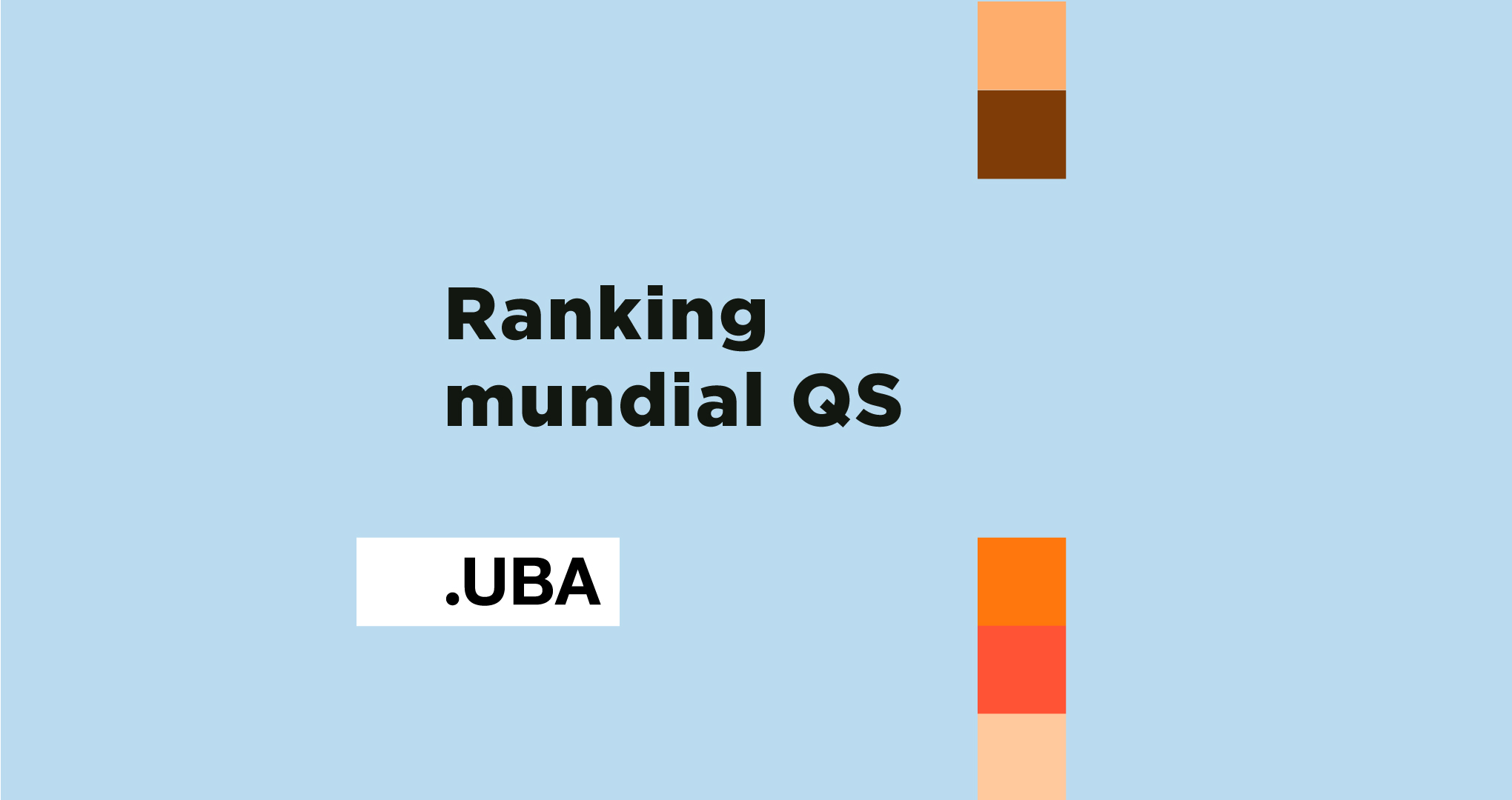 LA UBA ESCALÓ 24 POSICIONES